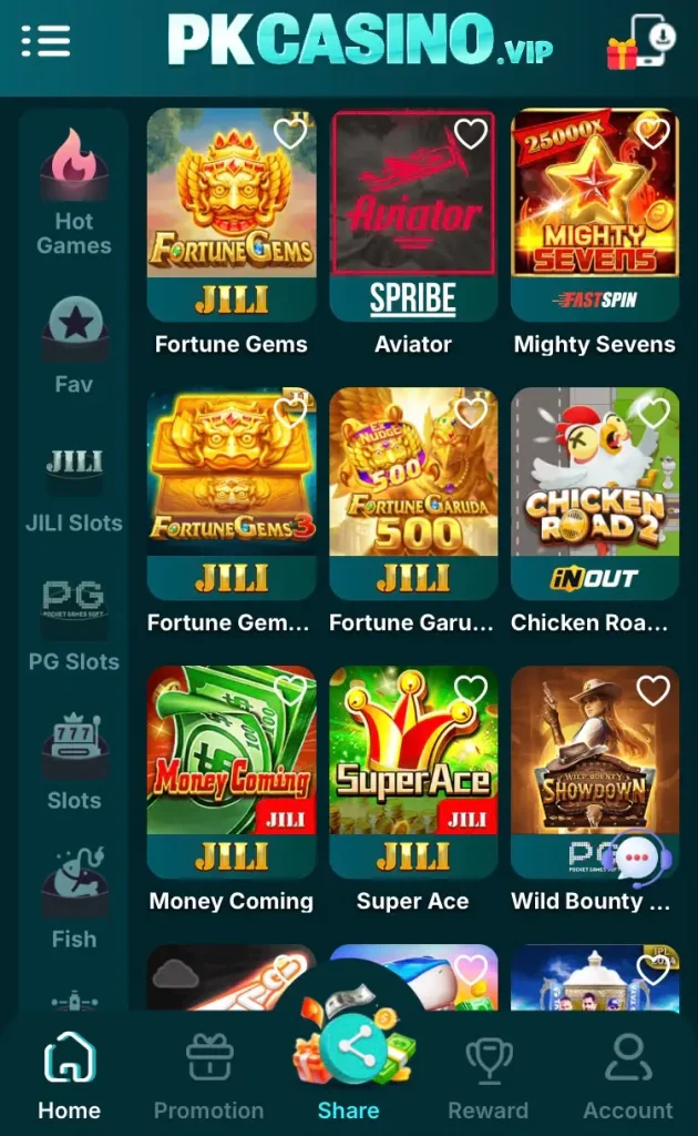 PKCASINO Game